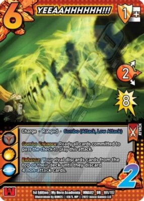1X-YEEAAHHHHHH!!! - 1st Edition-MHA02F-Crimson Rampage (First Edition)-Universus