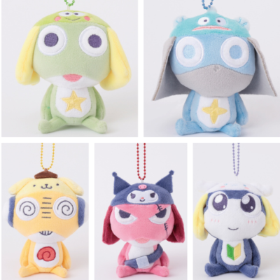 Sgt. Frog Keroro x Sanrio Characters Munyugurumi Mascot Plush