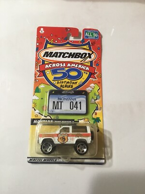 Matchbox Across America 50th Montana Ford Bronco II Grizzly Glacier V45