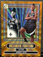 2025 Donruss WNBA Franchise Features #9 Jewell Loyd Orange Laser /399 - Aces