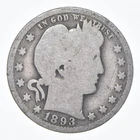 1893-O Barber Quarter — photo from another recent sale