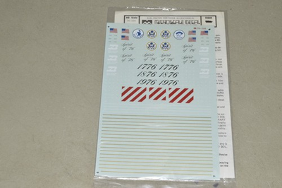 #ad #ad HO decals Microscale 76 200 Burlington Northern RR 1776 bicentennial locomotive $6.00