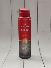 Old Spice Legacy Underarm Body Spray For Men, Aged Redwood 4.3 oz, Exp 02-2028