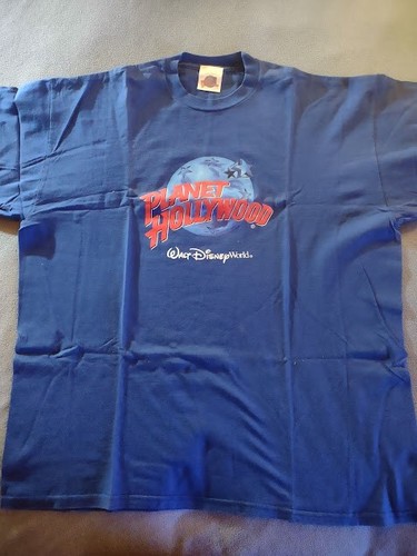 Vintage Planet Hollywood Walt Disney World T-Shirt 90s Deadstock New Size XL
