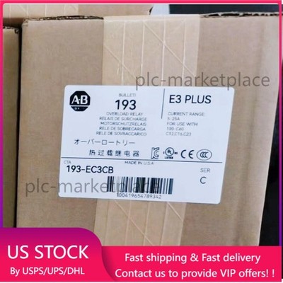 193-EC3CB E3 Plus 5-25 A Overload Relay AB New 193EC3CB US Free Tax