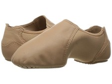 Bloch Z3568 Tan Leather Dance Girls' Spark Jazz Shoe Size 5.5