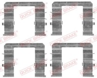 ZubehöRkit, Scheibenbremsbelag Quick Brake 109-1744 FüR KIA Hyundai