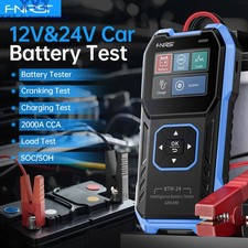 FNIRSI BTM-24 Car Battery Tester 12V/24V Load Tester Charging System Analyzer