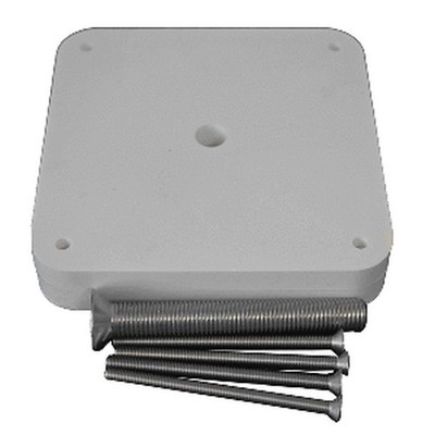Sea Swivel 1.5'' Riser Kit for Standard Mount CNC Starboard White 8x8''