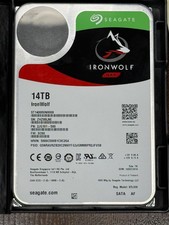 Seagate IronWolf (NAS), VN Series, 14 TB, 26,386  hours of use, ST14000VN0008