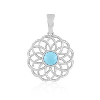 Cavill TüRkis AnhäNger Sterlingsilber 925 Blau 0,45Ct Echtschmuck