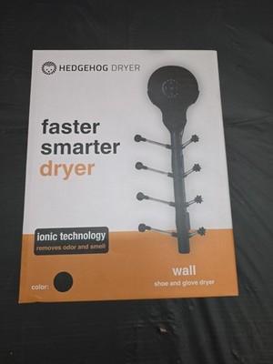 Hedgehog Wall Shoe & Glove Dryer Iconic Black New