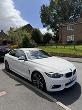 White BMW 420d M Sport Coupe