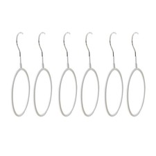 5 Pcs Scarf Hanger for Multiple Scarves Tie Holders Closet Belt Round Hangers