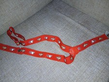 Reggicalze Uomo Rosso Clip On Regolabile Elasticizzato Babbo Natale e Renna 