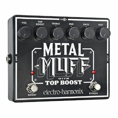Electro-Harmonix Metal Muff mit Top Boost Analog Verzerrung Effektpedal