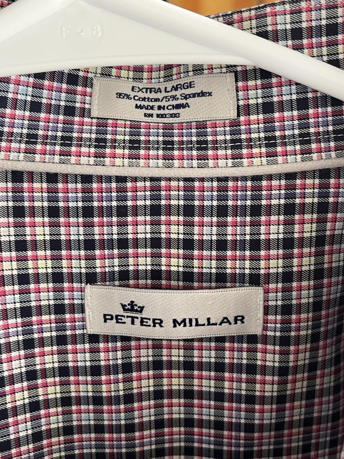 Peter Millar Crown Ease Tribes Multi Check Shirt … - image 3
