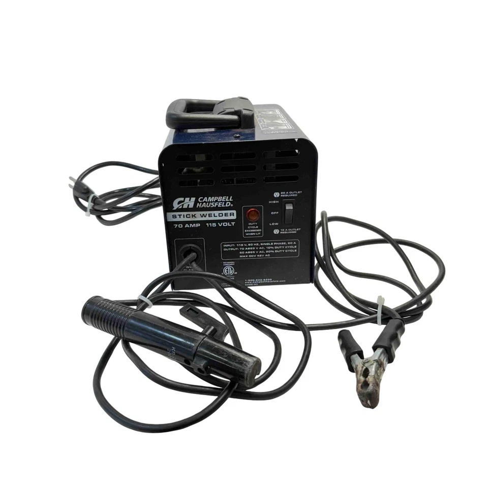 Soldador em bastão Campbell Hausfeld 70 amp 115 volts WS099001 - Imagem 3 de 4