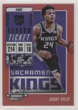 2018-19 Panini Contenders Optic Season Ticket Red Prizm Buddy Hield #11 5w7