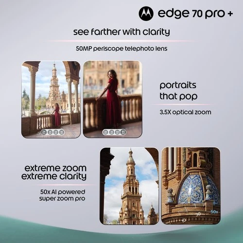 Motorola Edge 70 Pro+ 5G | 256GB | 12GB RAM | Red | Global Version Unlocked NFC - Picture 4 of 24