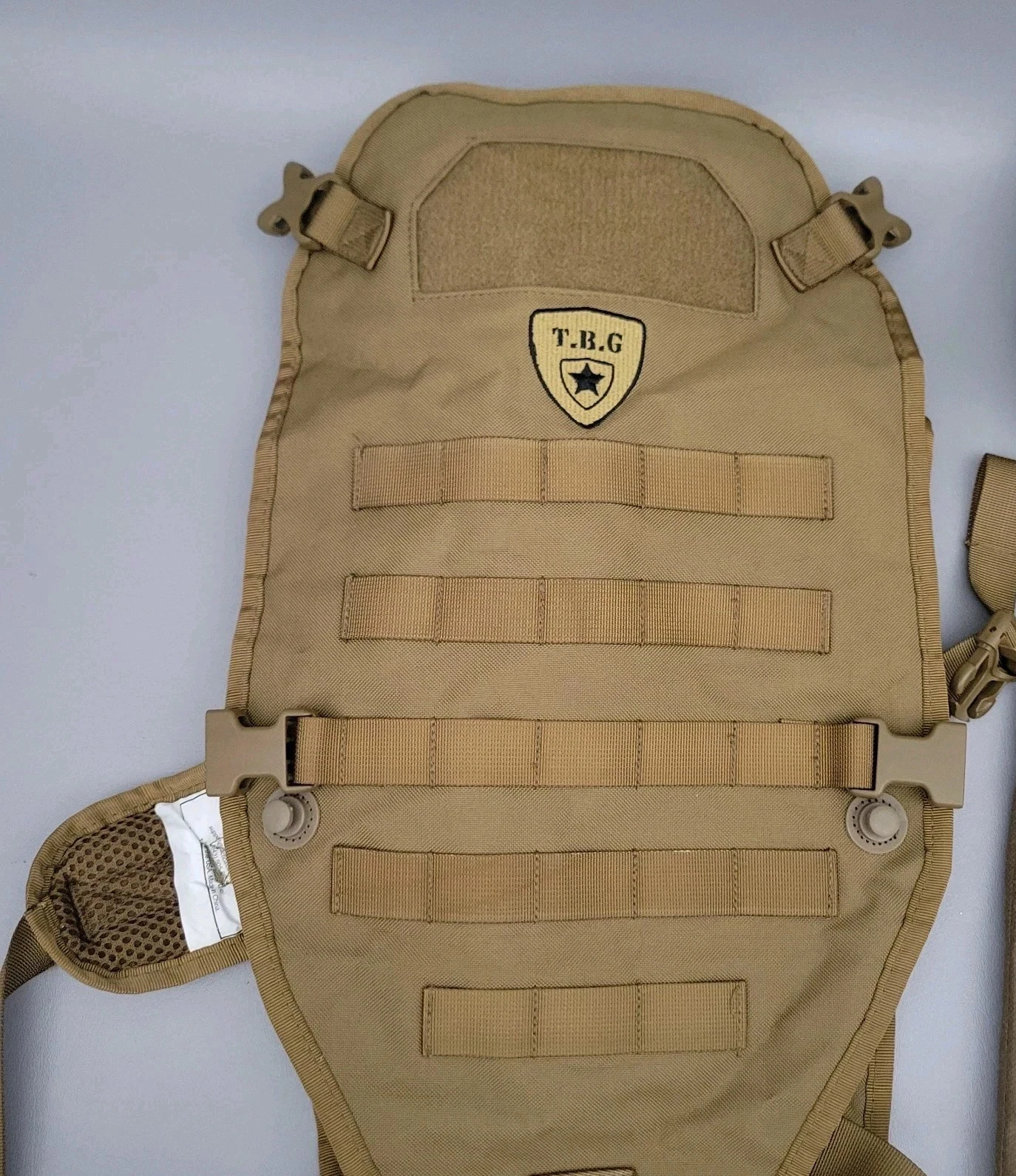 TBG Tactical Baby Gear Carrier Coyote Brown INFANT & FRONT FACING MOLLE FRONT
