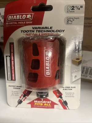 Diablo Bi Metal Hole Saw 2 1/4  2 3/8  Cutting Depth 