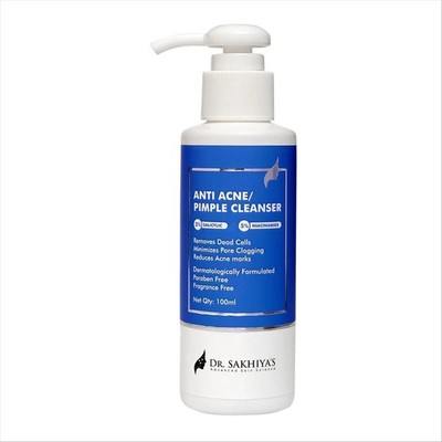 Dr. Sakhiya's Anti Acne Pickel Cleanser Smooth Hair 100ml