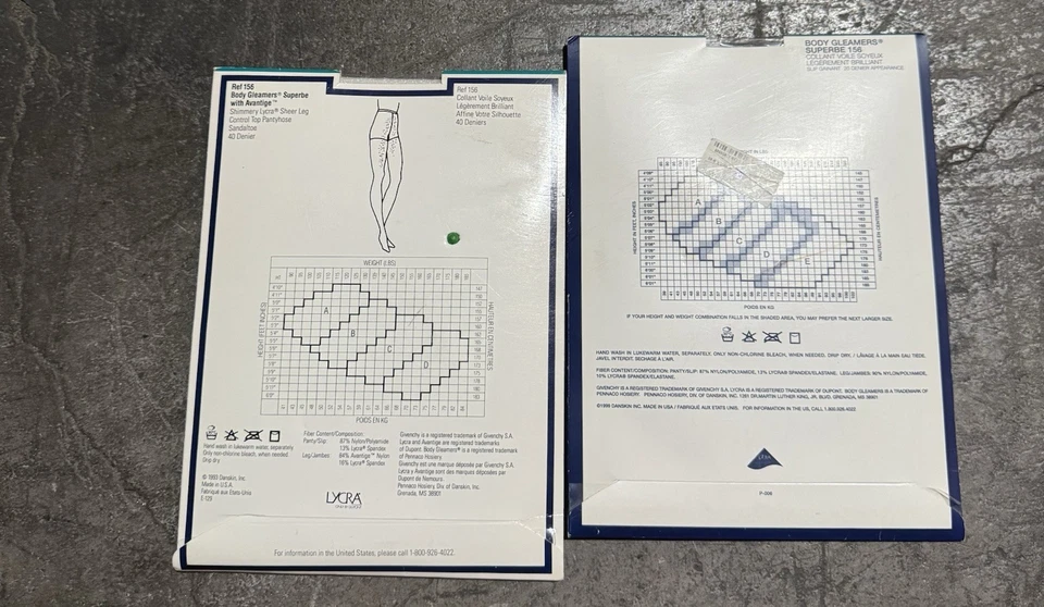Винтажные блестящие чулочно-носочные изделия Givenchy размер C кристалл и слоновая кость стиль 156 - Изображение 4 из 4