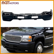 For 1999-2002 Gmc Sierra 1500 2500 Front Black Bumper Face Impact Bar Assembly
