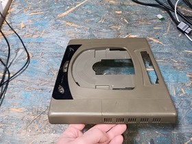 Sega Saturn Japan ^MODEL 2 ONLY^-DARK GREENISH GRAY-EMPTY COVER-MARKS-SCRATCHES