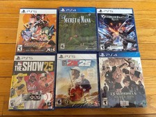 PS5 NEW 6 Game Lot Disgaea 7 Deluxe MLB The Show Granblue Fantasy Secret of Mana