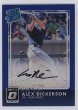 2016 Panini Donruss Optic Rated Rookies Blue /75 Alex Dickerson #173 Auto r9d