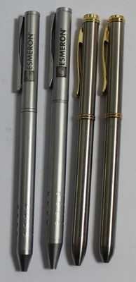 4pcs Multicolor Ballpoint Pens, 2-Color, Metal Promotional Ballpoint Pens, Kuli, Kulli(C41)