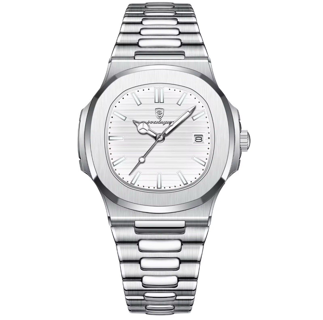 Poedagar 613 Men's Analog Quartz Luminous Watch With Date