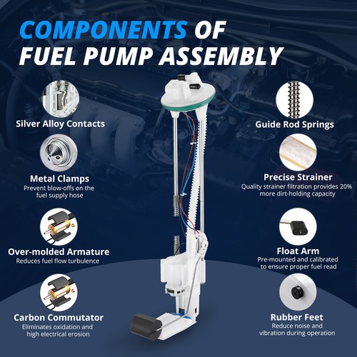 Fuel Pump Assembly w/Sensor For 2016-2022 Can-Am Outlander 570 47-1029 - Foto 4 di 8