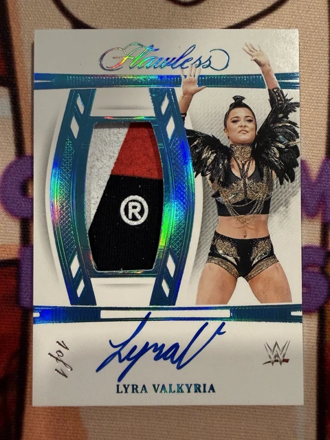 2024 Flawless WWE Vertical Autographed Memorabilia PLATINUM 1/1 Lyra Valkyria