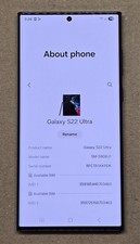 Samsung Galaxy S22 Ultra Phantom Black 128GB Unlocked