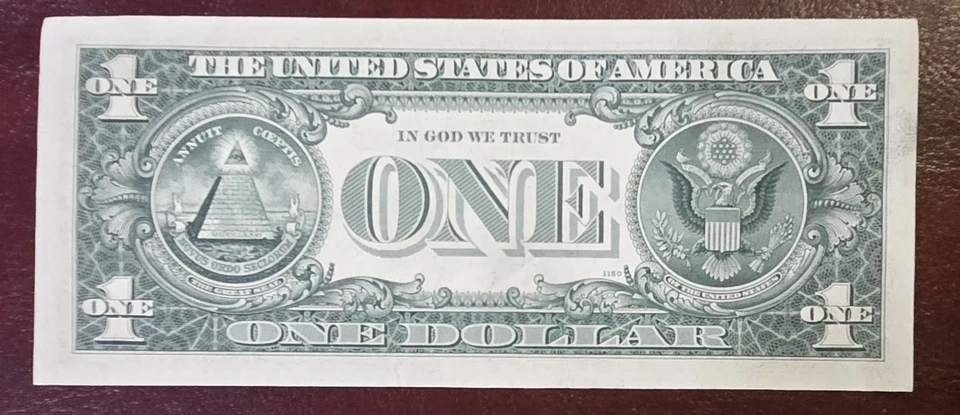 $1 Vintage Star Bill 1969 00482975* Very Lightly Circulated  - Image 3 of 3