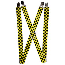 Suspenders - 1.0 - Checker Black/Neon Yellow ACC NEW