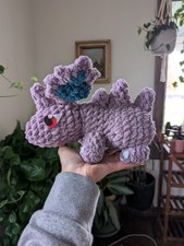 Nidoran Pokemon Handmade Crochet Amigurumi Stuffie