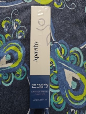 NIB Aparthy Hair Nourishing Serum Rosemary Ginger Root Aloe Vera Extract 25 ML