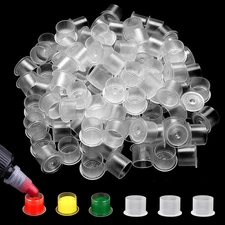 Tattoo Ink Caps Large -  1000Pcs Tattoo Cups 17Mm Disposable Tattoo Ink Cups wit