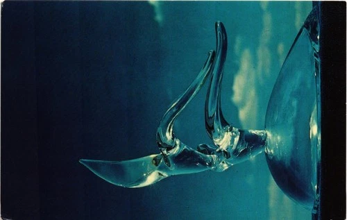 Dr Jim Stamps Postcard Steuben Glass Corning Glass Center Flight New York