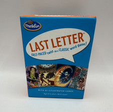 Last Letter Card Game ThinkFun Faced Paced Tw...