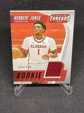 Herbert Jones 2021-22 Panini Chronicles Draft Threads Rookie Memorabilia /199