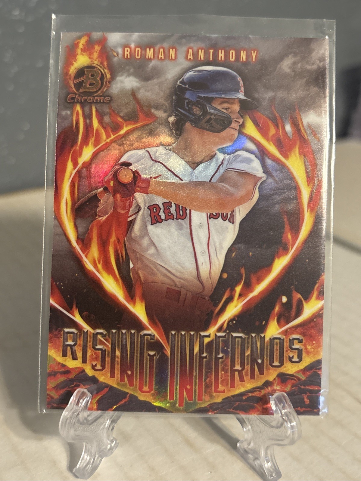 2024 Bowman - Rising Infernos Roman Anthony #RI-18 (RC)