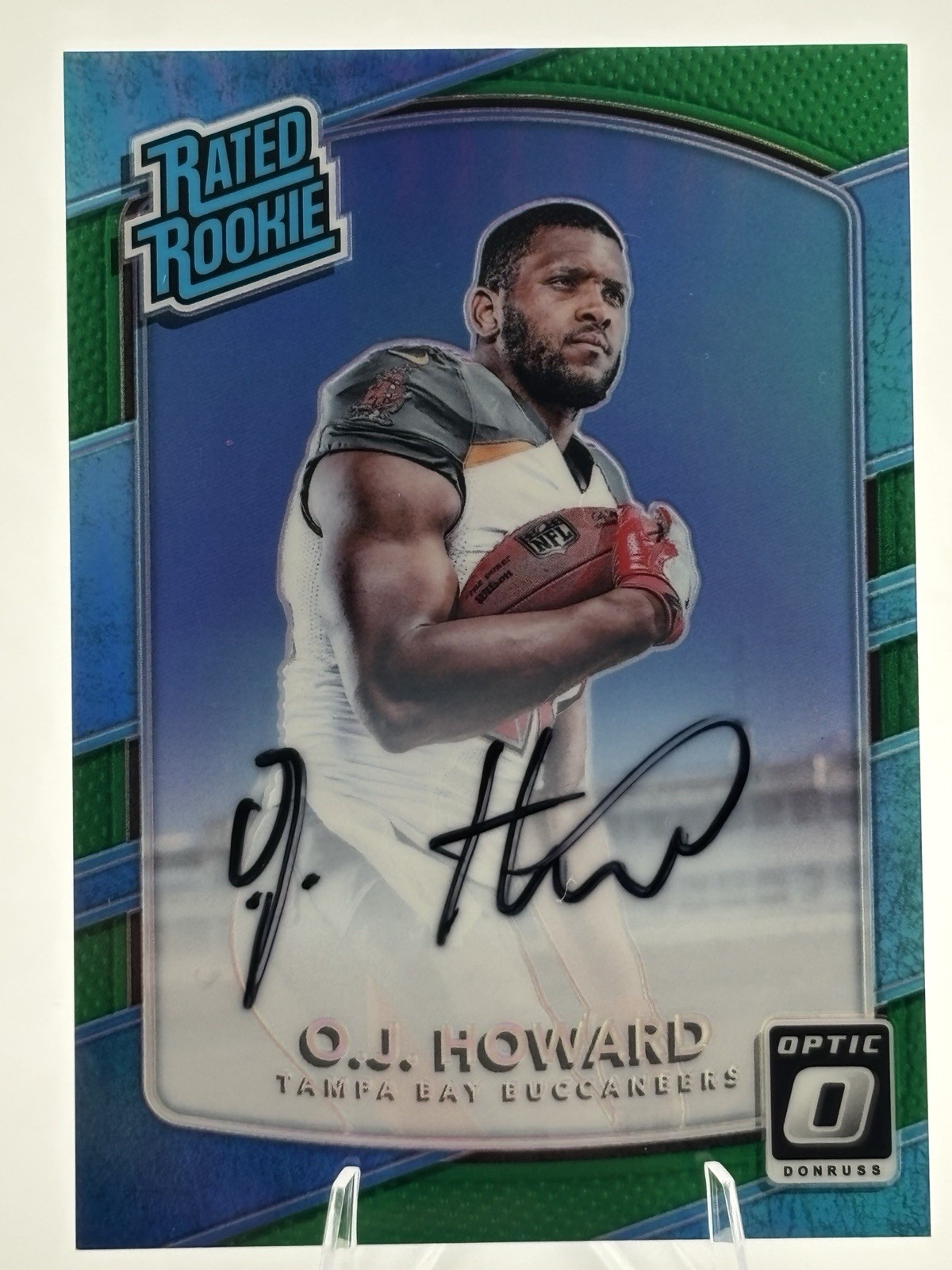 OJ Howard Panini Donruss Optic #192 Autograph-Green