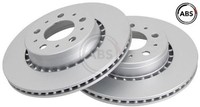 2X Bremsscheibe A.B.S. 15932 2 Bremsscheiben Vorderachse Vorne FüR Volvo