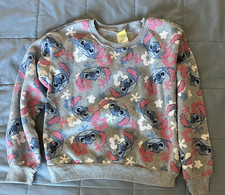 Disney Stitch Pullover Crewneck Sweatshirt Girls Youth Size 10