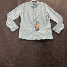 KUHL Airspeed Long Sleeve Woven Shirt Men's Size L Blue Slate